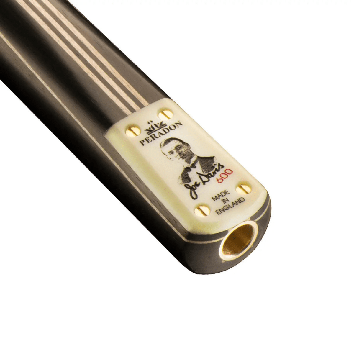 Peradon Joe Davis 600 Snooker Cue 1 Piece - 9.5mm Elkmaster Tip