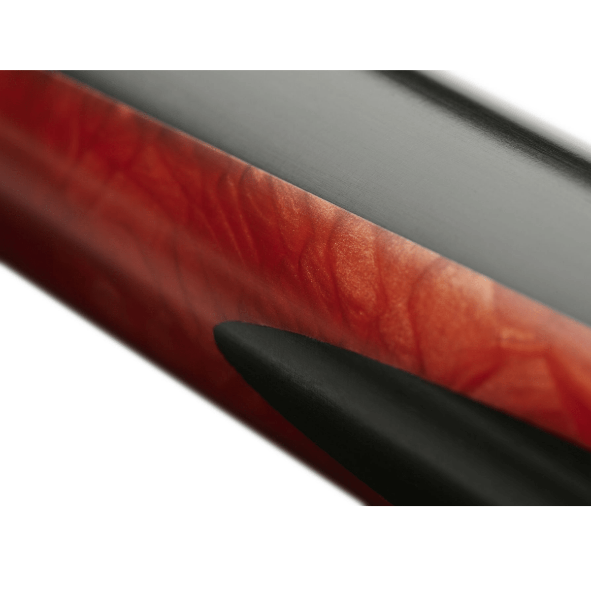 Peradon Merlin Snooker Cue – 58″ ¾ Jointed | Hand Spliced Genuine Ebony | 9.5mm Elkmaster Tip