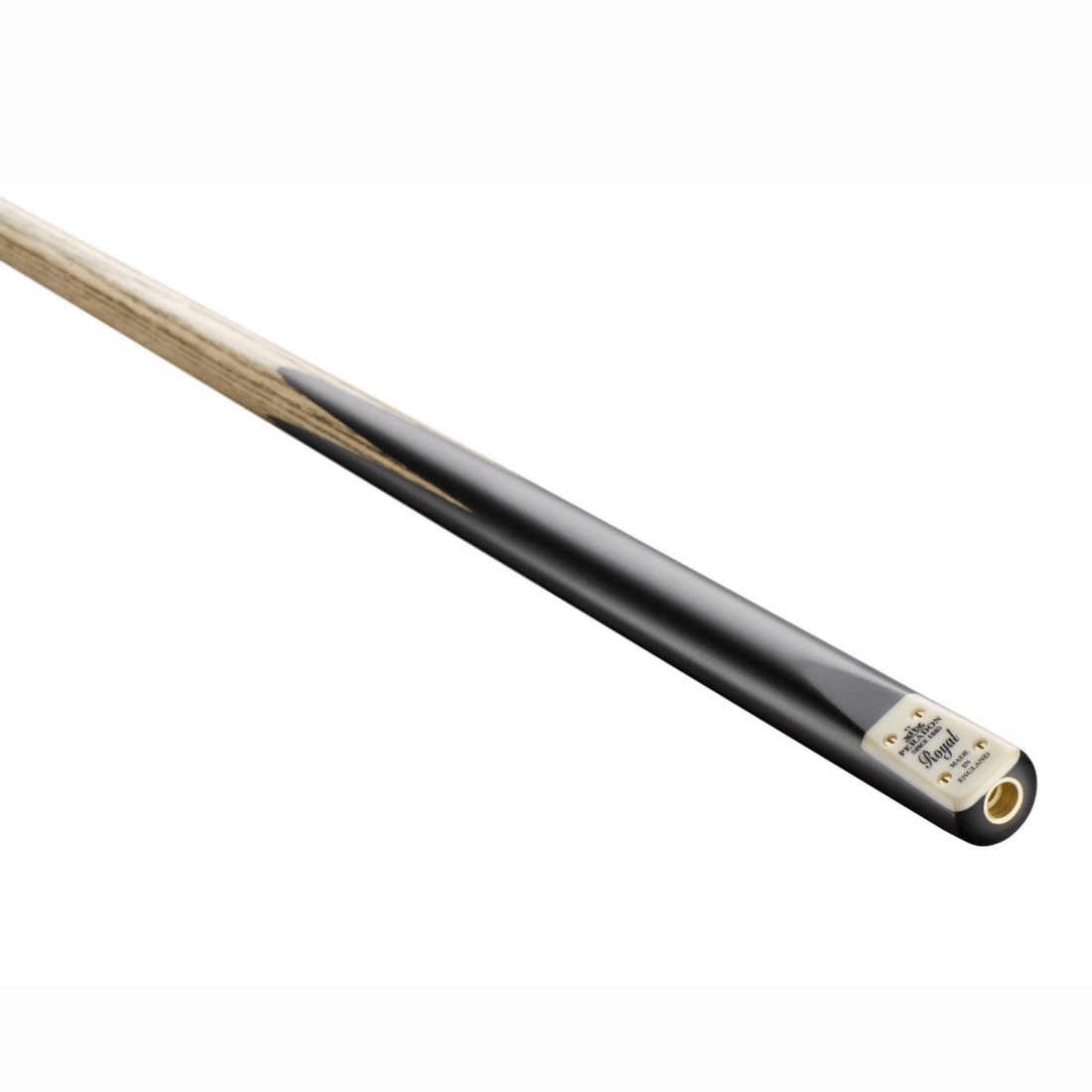 Peradon Royal Two‑Piece Snooker Cue – 58″ Ash & Ebony - 9.5mm Tip