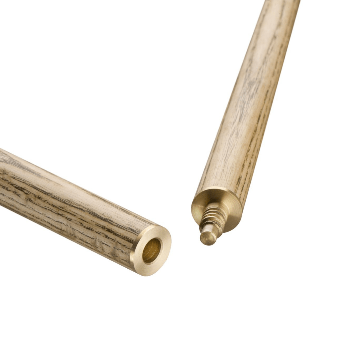 Peradon Royal Two‑Piece Snooker Cue – 58″ Ash & Ebony - 9.5mm Tip