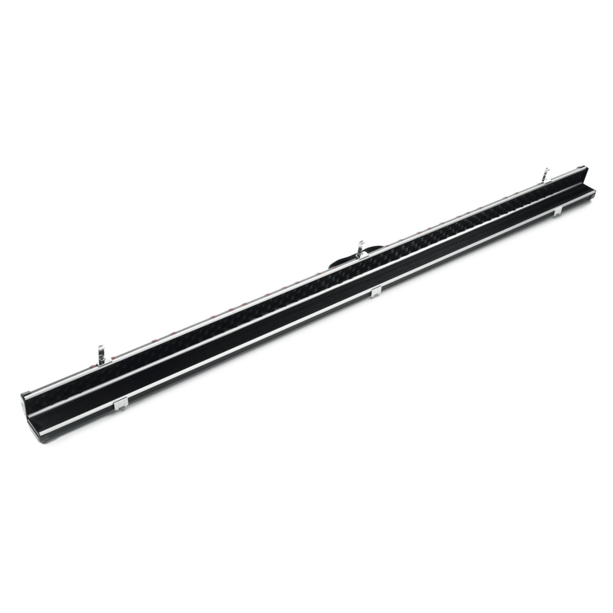 Peradon Thin Halo Case for 1 Piece Cues - Black with Red Stitch