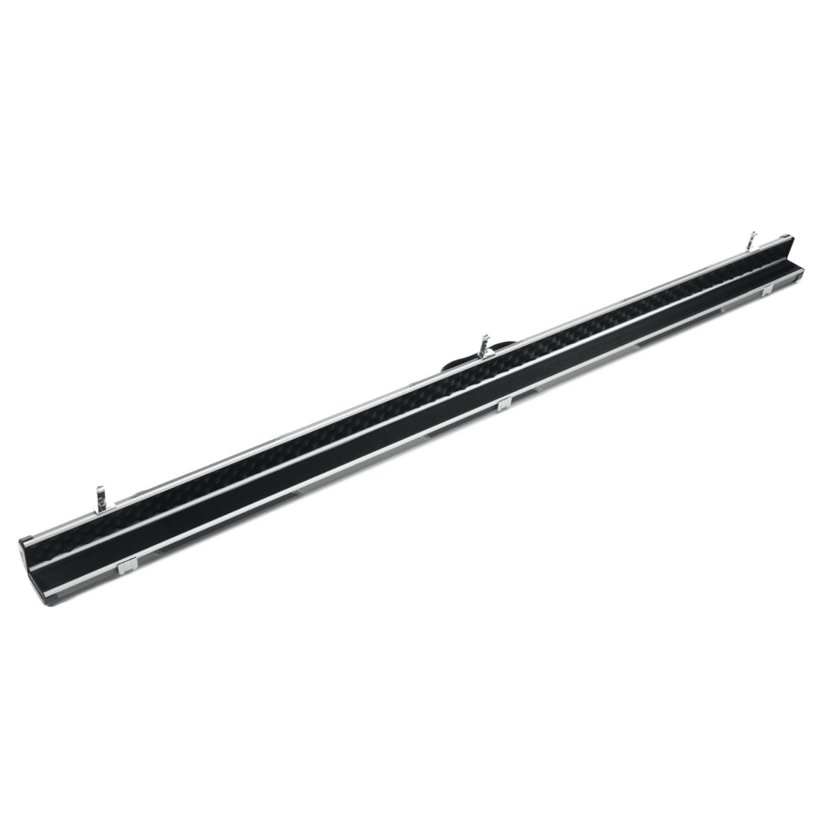 Peradon Thin Halo Case for 1 Piece Cues - Grey and Black Stripe