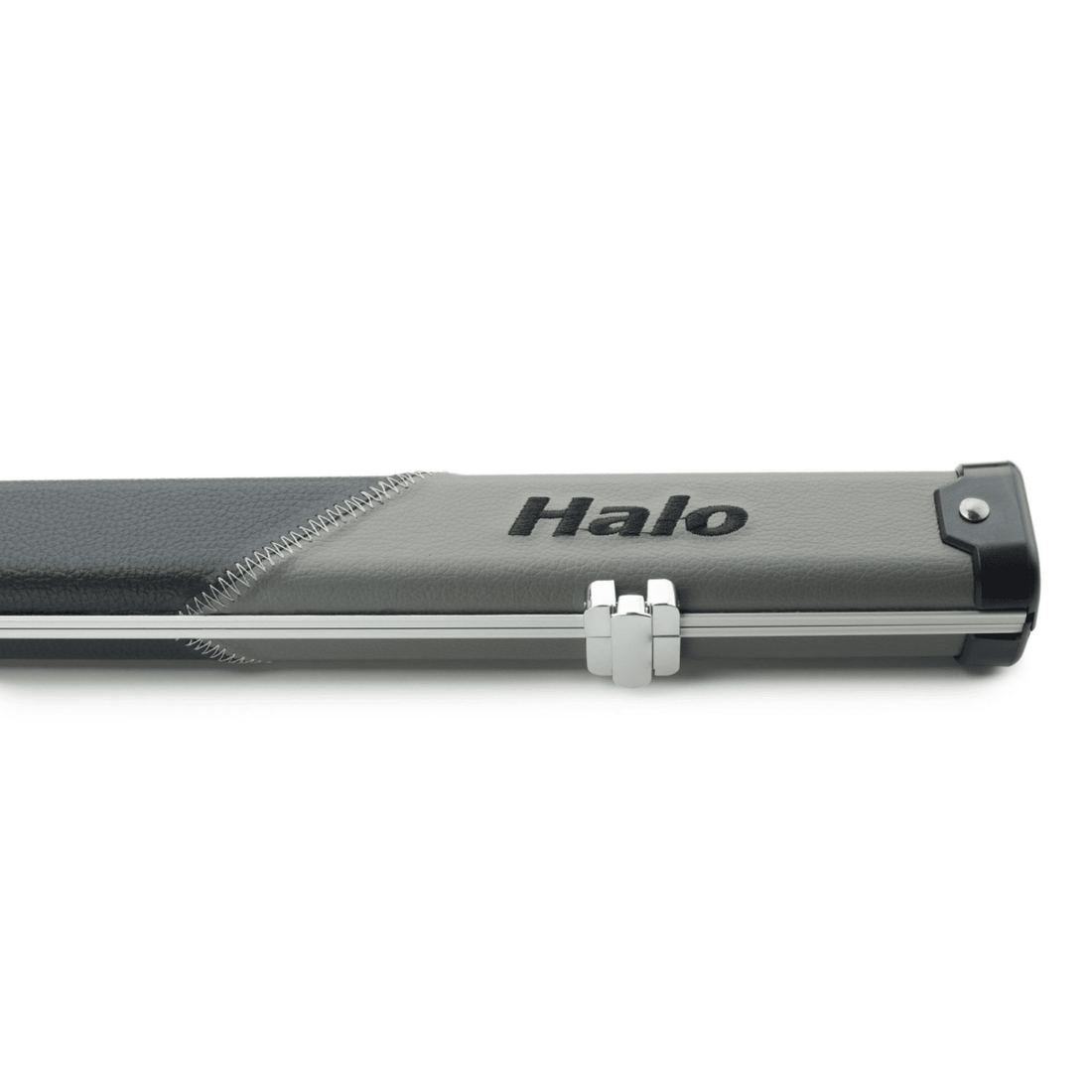 Peradon Thin Halo Case for 1 Piece Cues - Grey and Black Stripe