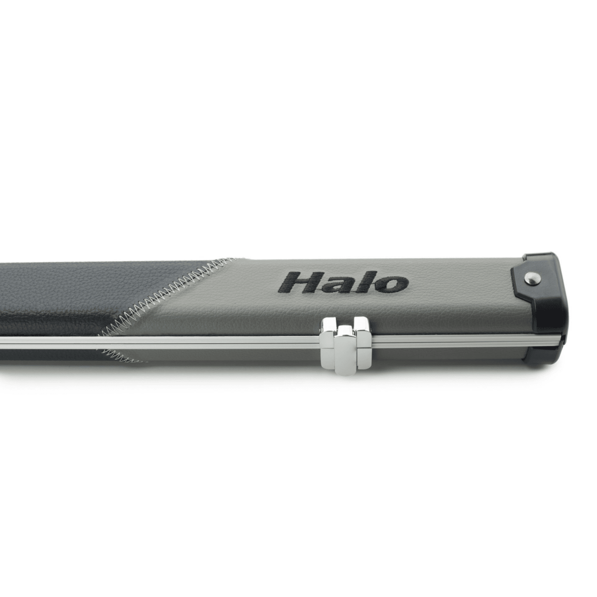 Peradon Thin Halo Case for 1 Piece Cues - Grey and Black Stripe