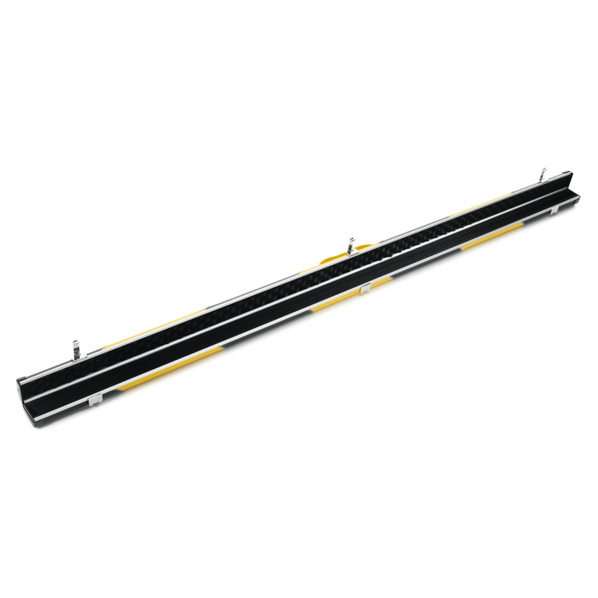 Peradon Thin Halo Case for 1 Piece Cues - Yellow and Black Stripe
