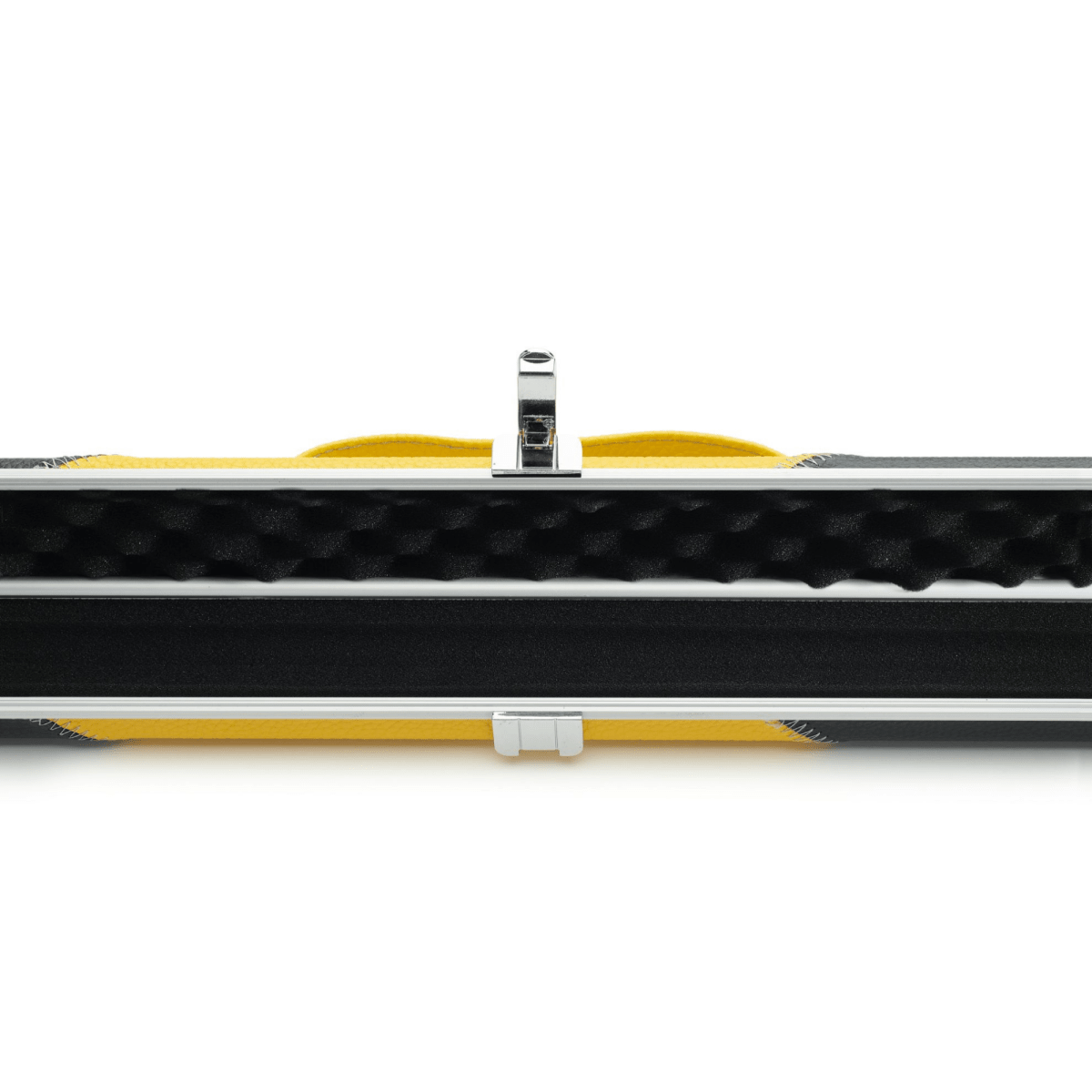 Peradon Thin Halo Case for 1 Piece Cues - Yellow and Black Stripe