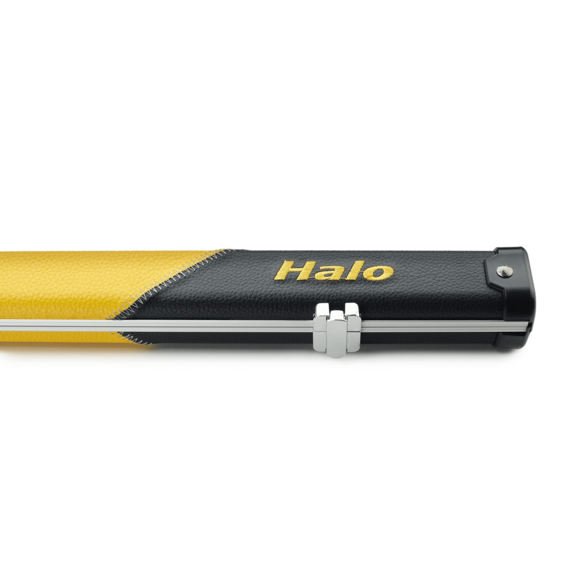 Peradon Thin Halo Case for 1 Piece Cues - Yellow and Black Stripe