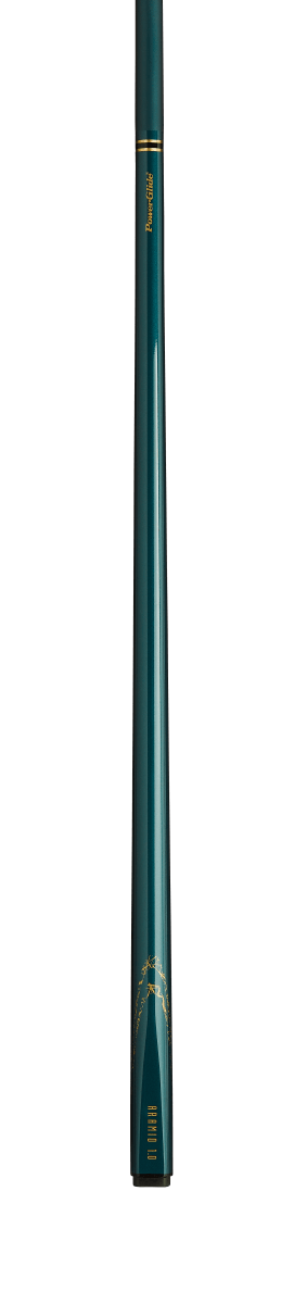 PowerGlide ARAMID 1.0 - 57 Inch - 2 Piece Carbon Fibre Snooker Cue - Green