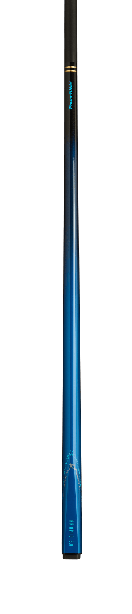 PowerGlide ARAMID 3.0 - 57 Inch - 2 Piece Carbon Fibre Snooker Cue - Blue