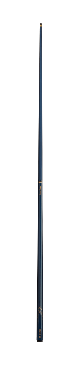 PowerGlide ARAMID 4.0 - 57 Inch - 2 Piece Carbon Fibre Snooker Cue - Blue & Rose Gold