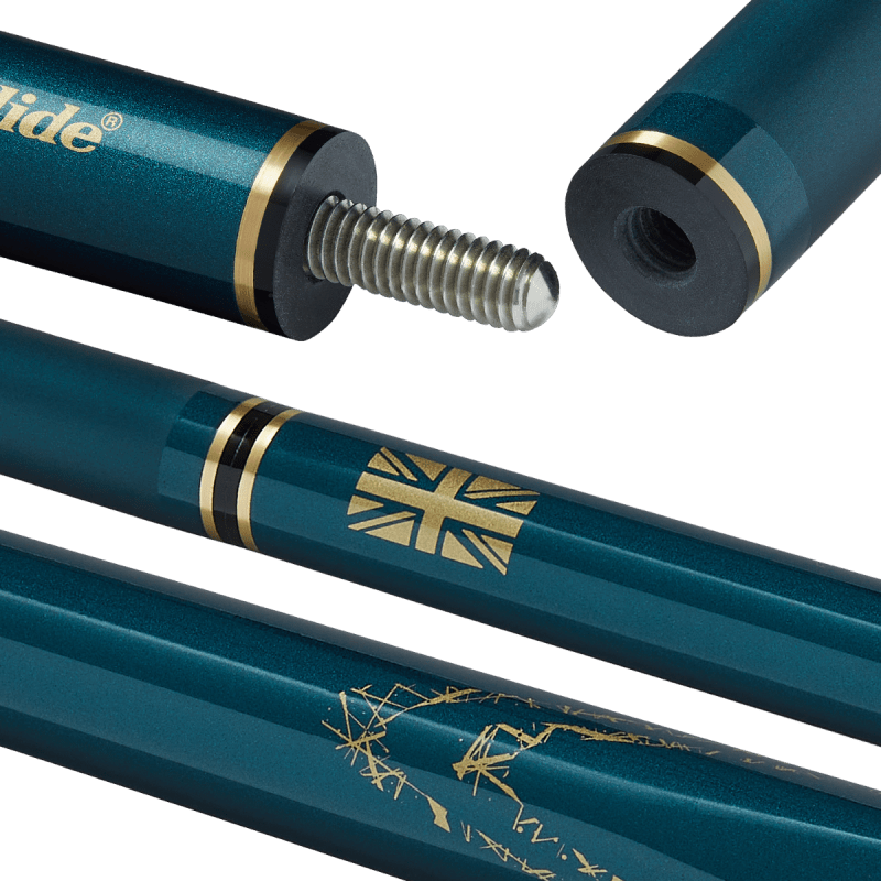 PowerGlide ARAMID 57 Inch 2 Piece Carbon Fibre Snooker Cue - 4 Colours