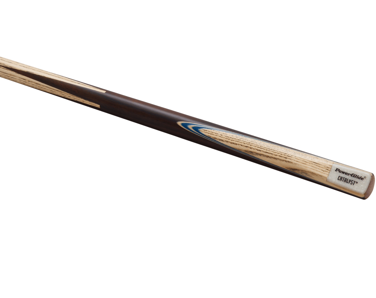 PowerGlide CATALYST Blue Snooker Cue - 2 Piece with 9.5mm Tip