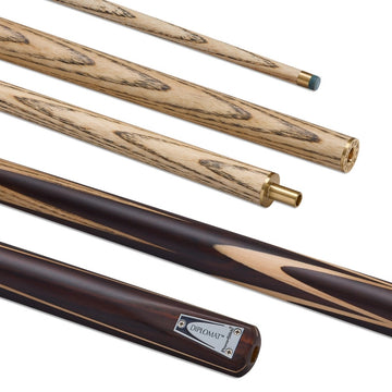 PowerGlide Diplomat Snooker Pool Cue - 2 Piece - 9.5mm Tip