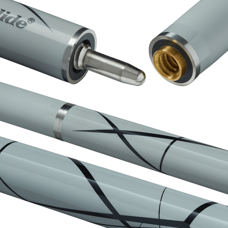 PowerGlide Estrella Fibreglass Snooker Cue - 2 Piece Cue with 10mm Tip