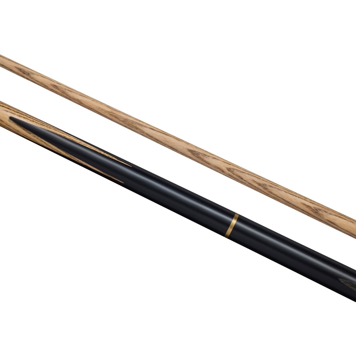 PowerGlide Exios Black Snooker Pool Cue - 3/4 Joint - 9.5mm Tip
