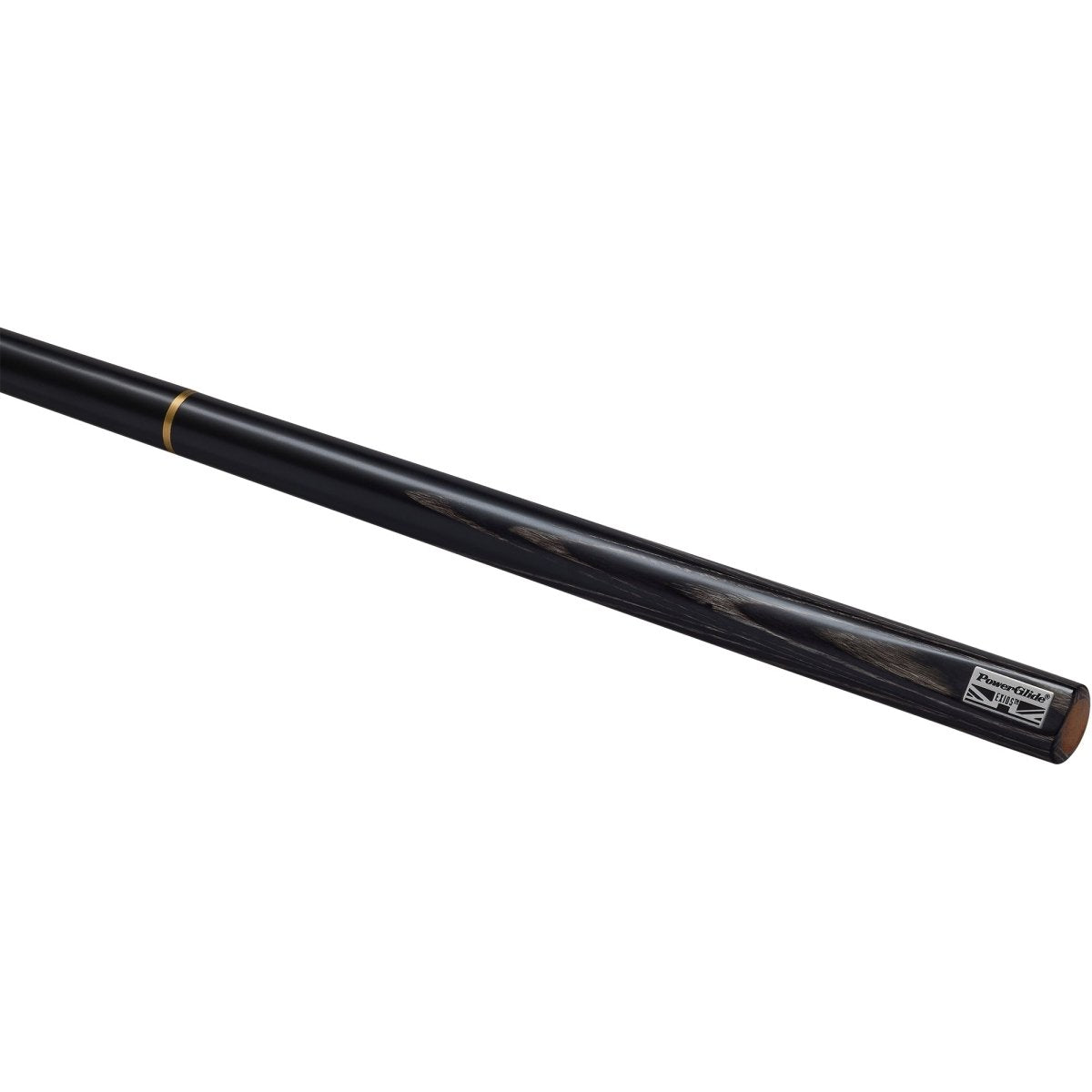 PowerGlide Exios Black Snooker Pool Cue - 3/4 Joint - 9.5mm Tip