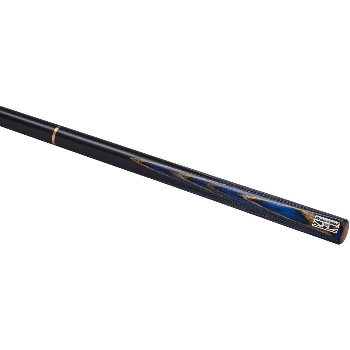 PowerGlide Exios Blue Snooker Pool Cue - 3/4 Joint - 9.5mm Tip