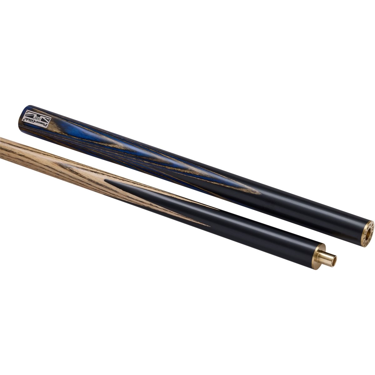 PowerGlide Exios Blue Snooker Pool Cue - 3/4 Joint - 9.5mm Tip