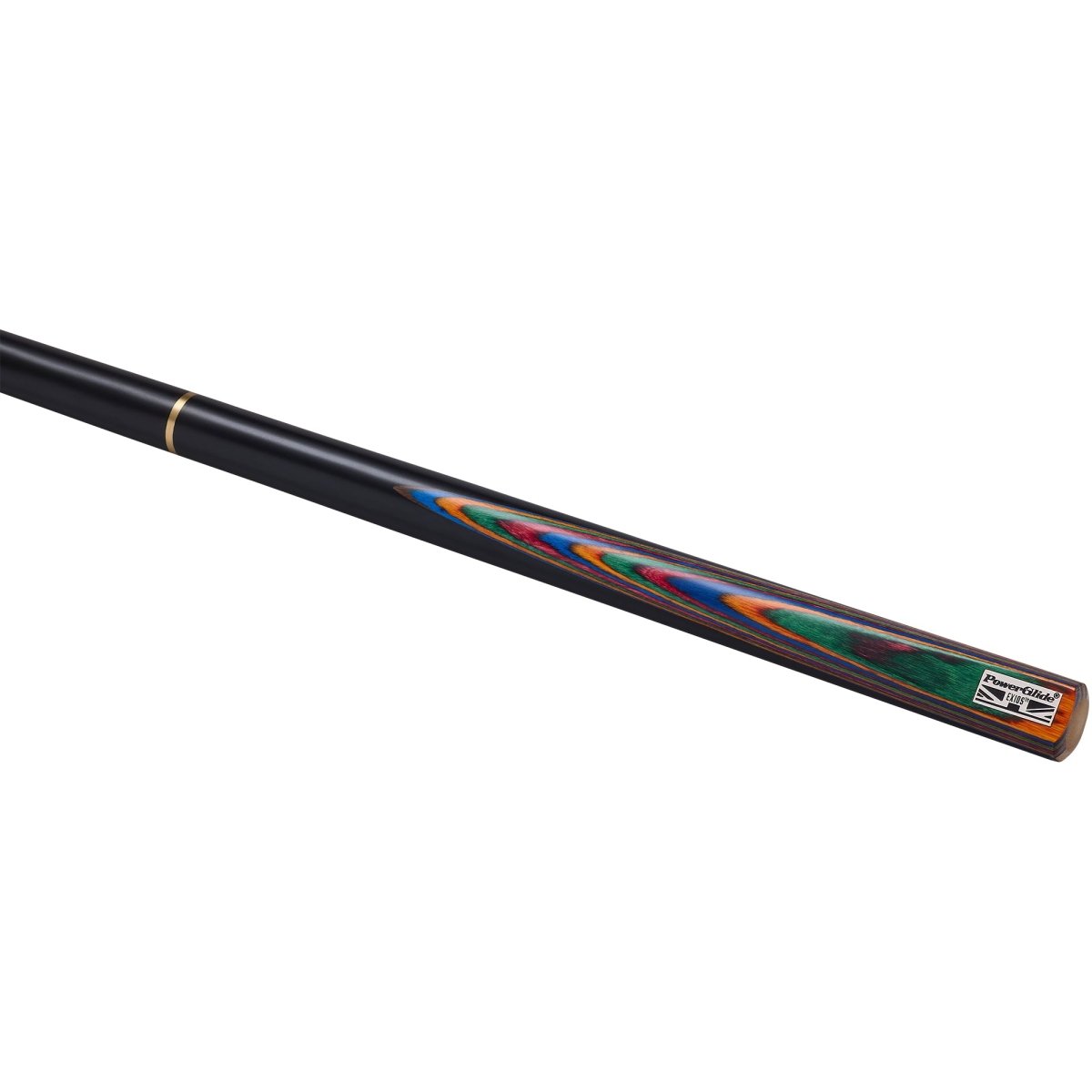 PowerGlide Exios Explosion Snooker Pool Cue - 3/4 Joint - 9.5mm Tip