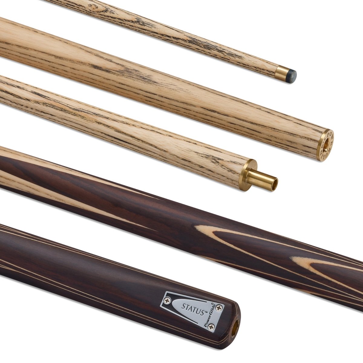 PowerGlide Status Snooker Pool Cue - 2 Piece - 9.5mm Tip