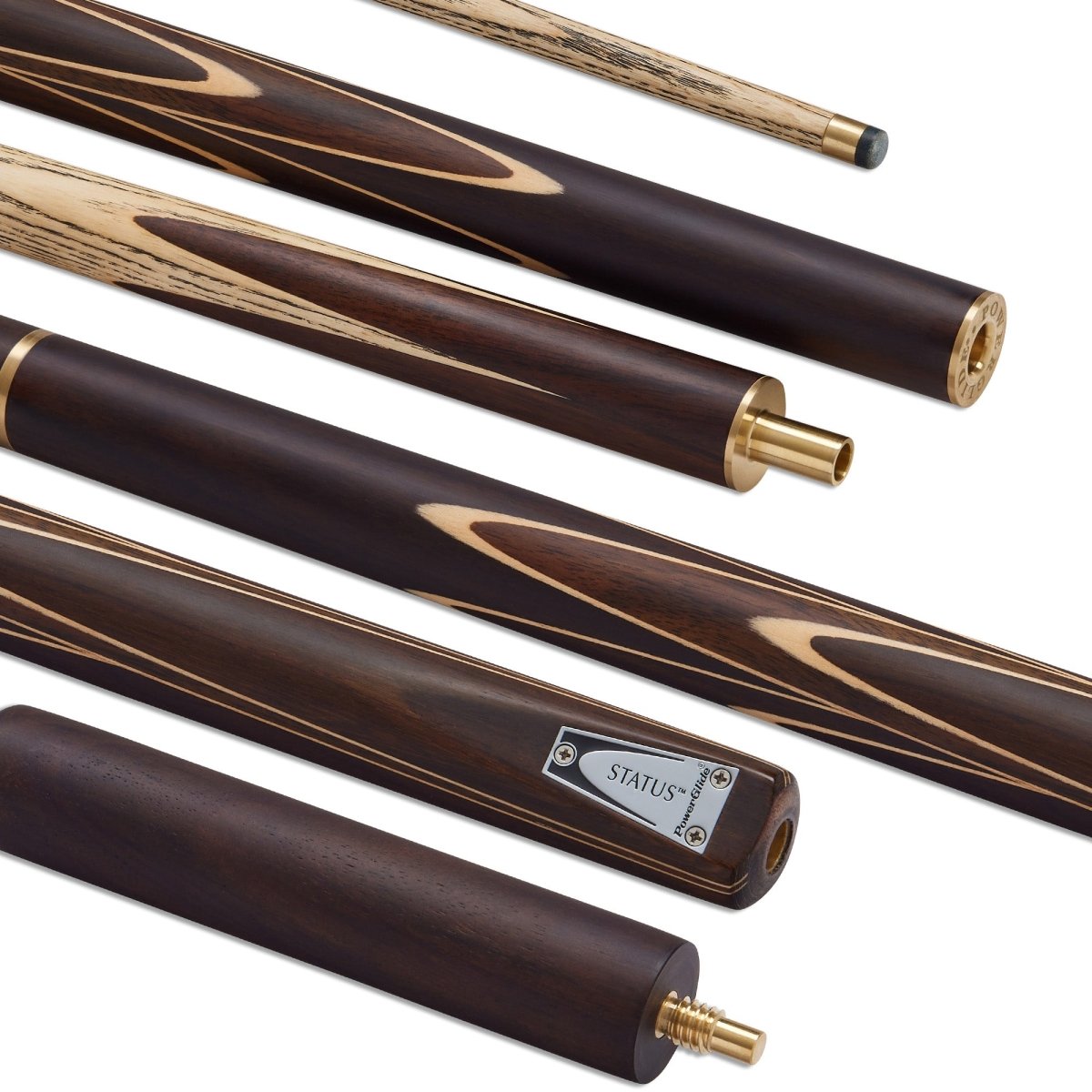 PowerGlide Status Snooker Pool Cue - 3/4 Joint - 9.5mm Tip