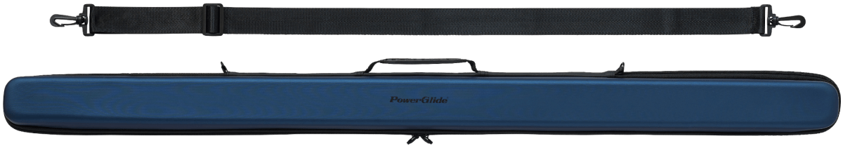 PowerGlide - Svartur 3/4 Joint Cue Case - Metallic Blue