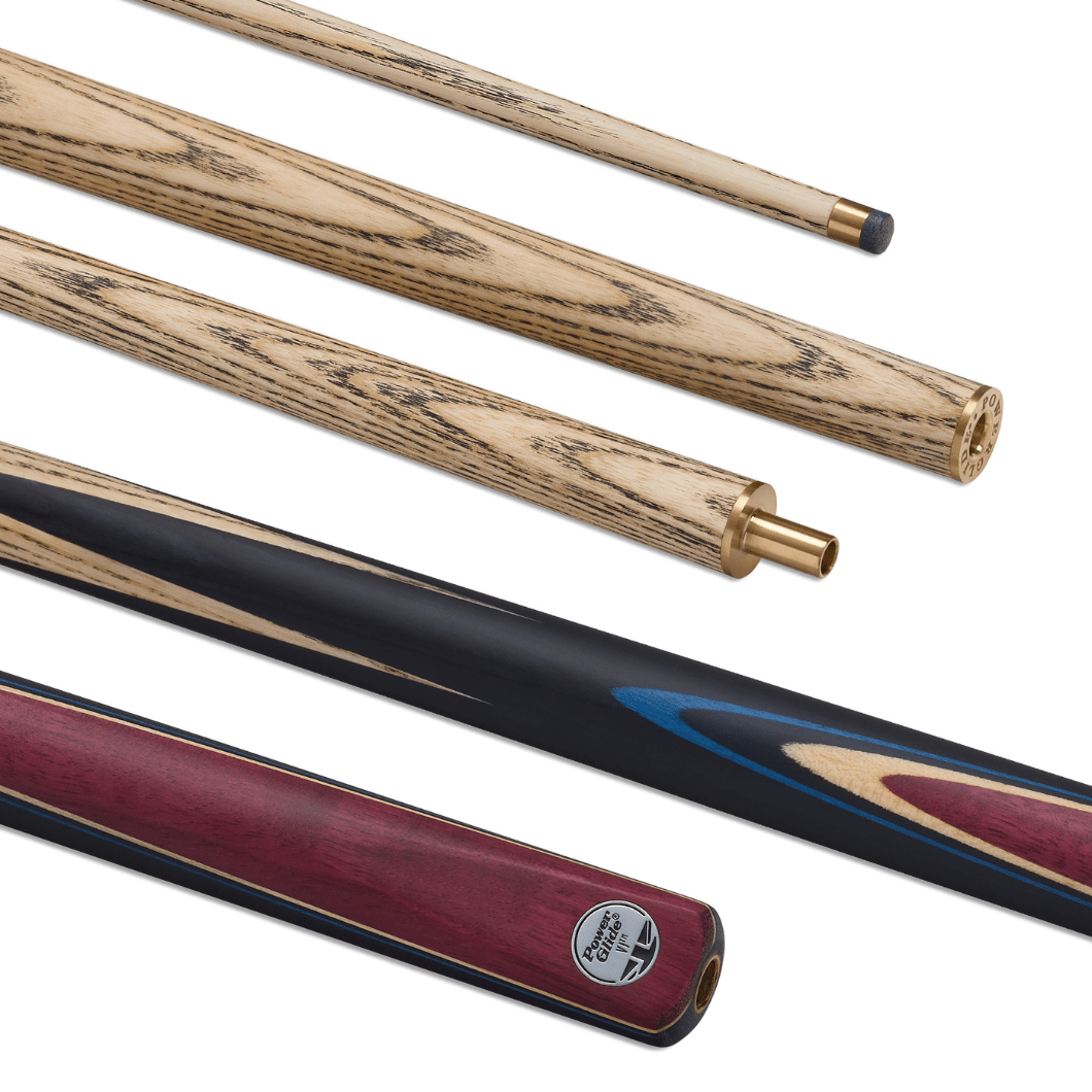 PowerGlide VI Tournament Centre Joint Snooker Pool Cue - 57" - 9.5mm Tip