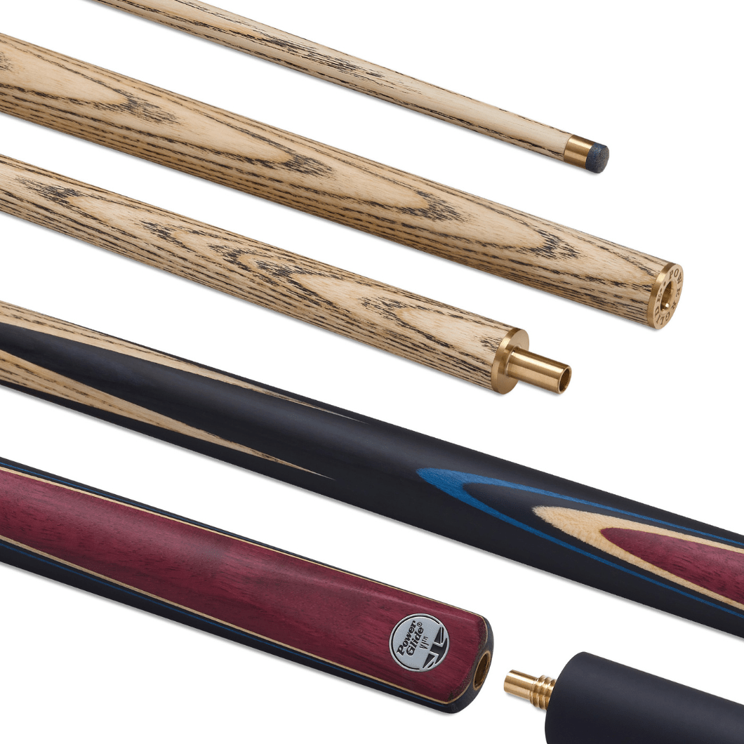 PowerGlide VI Tournament Centre Joint Snooker Pool Cue - 57" - 9.5mm Tip