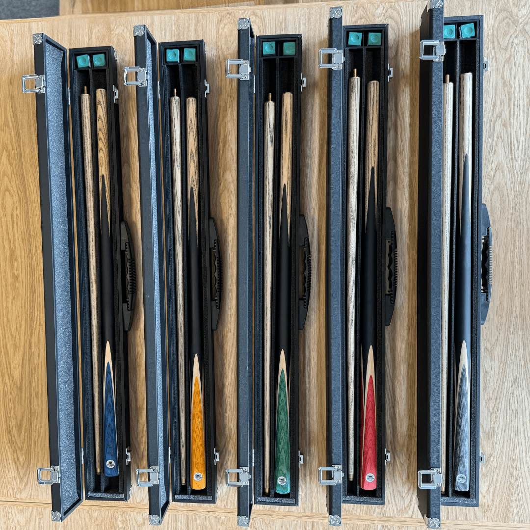 Pro 147 Windsor 2 Piece Ash Snooker Pool Cue and Case Set - 57inch 9.5mm Tip