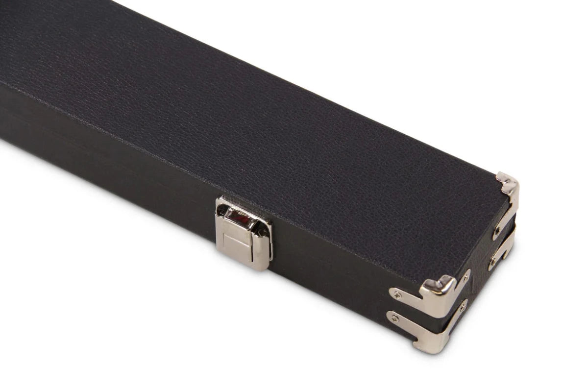 Pro147 Black 3/4 Luxury Foam Lined Snooker Pool Cue Case with Metal Corners