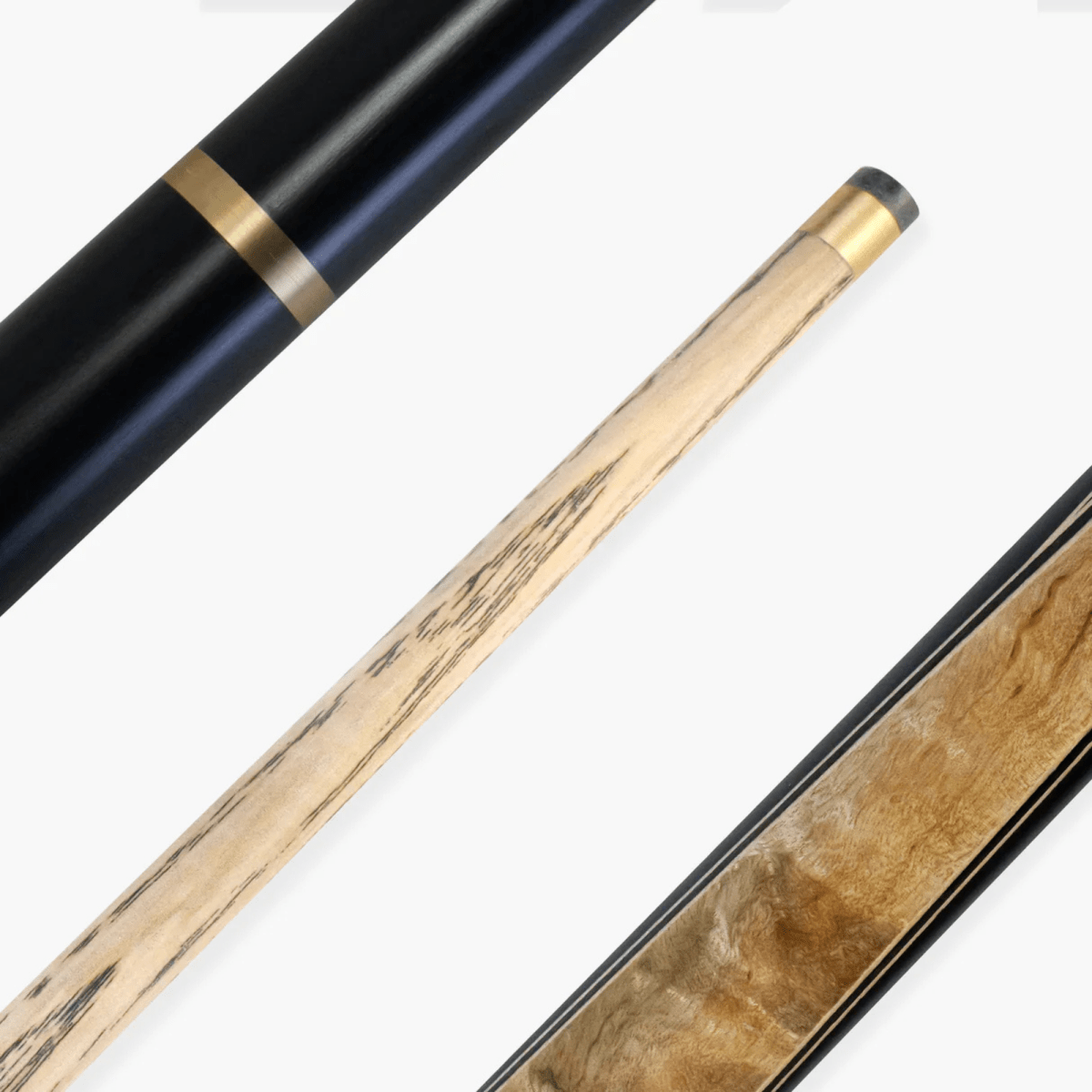 PRO147 Pearl Series Gold Camphor - 57 Inch 3/4 Jointed Snooker Pool Cue - 9.5mm Tip