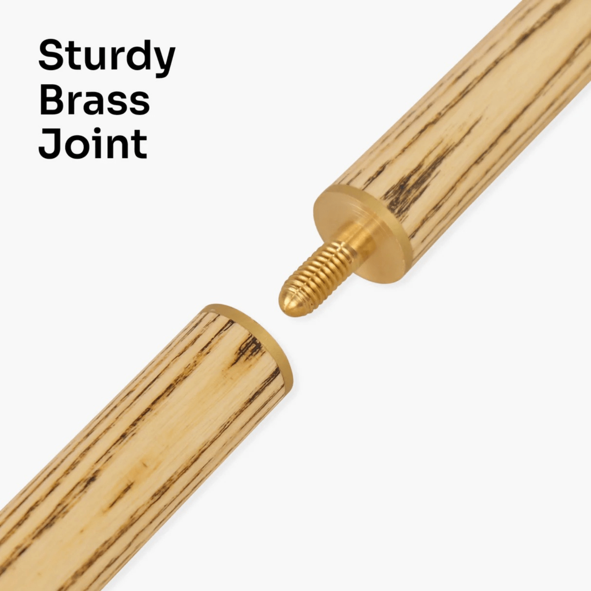 PRO147 Snakewood 57 Inch 3 Piece Length Adjustable Snooker Pool Cue - 9.5mm Tip