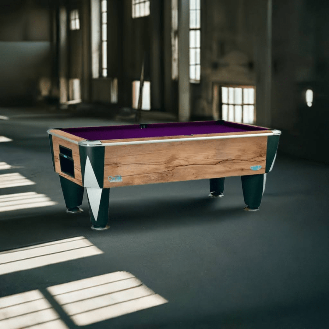SAM Atlantic Champion Pool Table - English Yew – The Yorkshire Cue Company