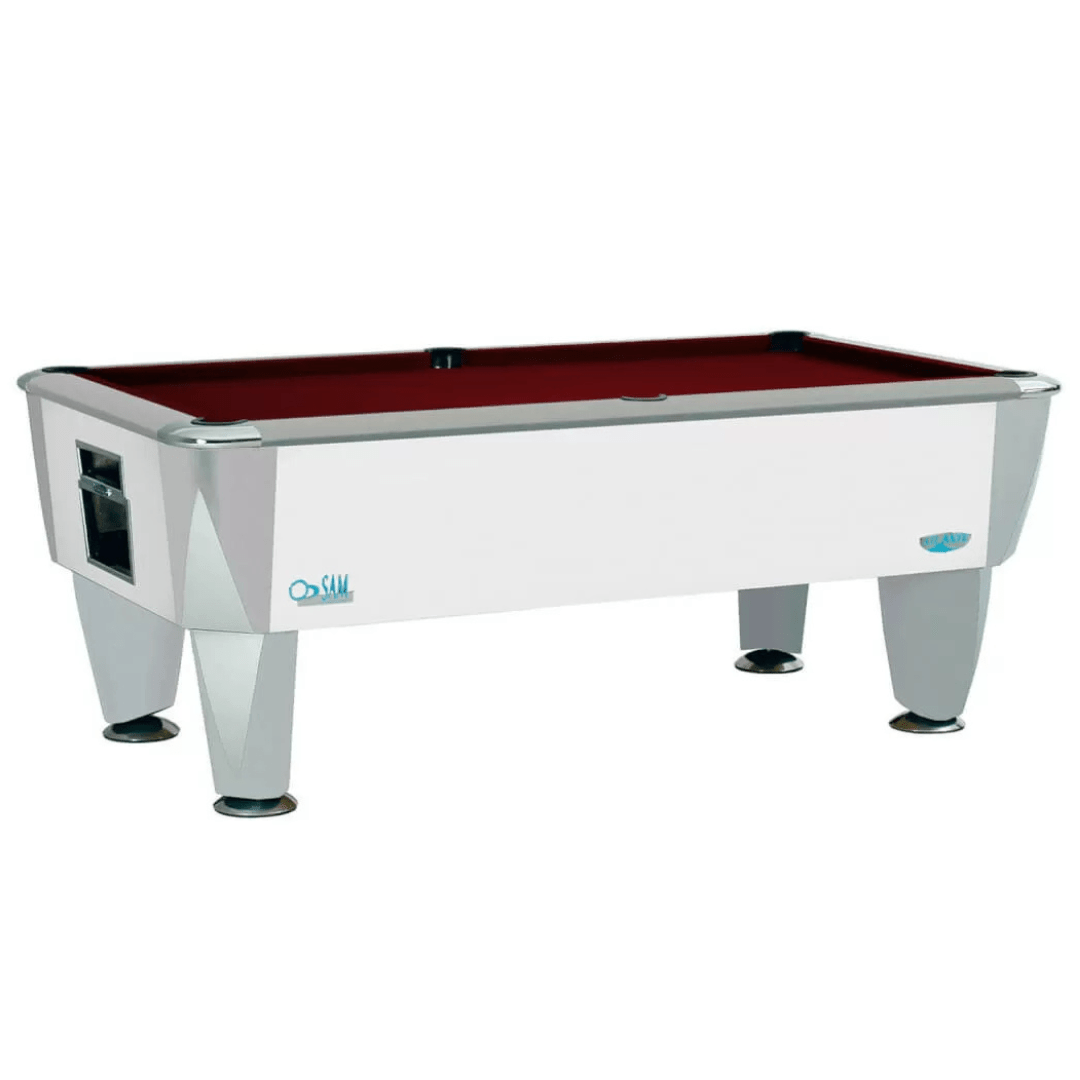 SAM Atlantic Champion Pool Table - Gloss White