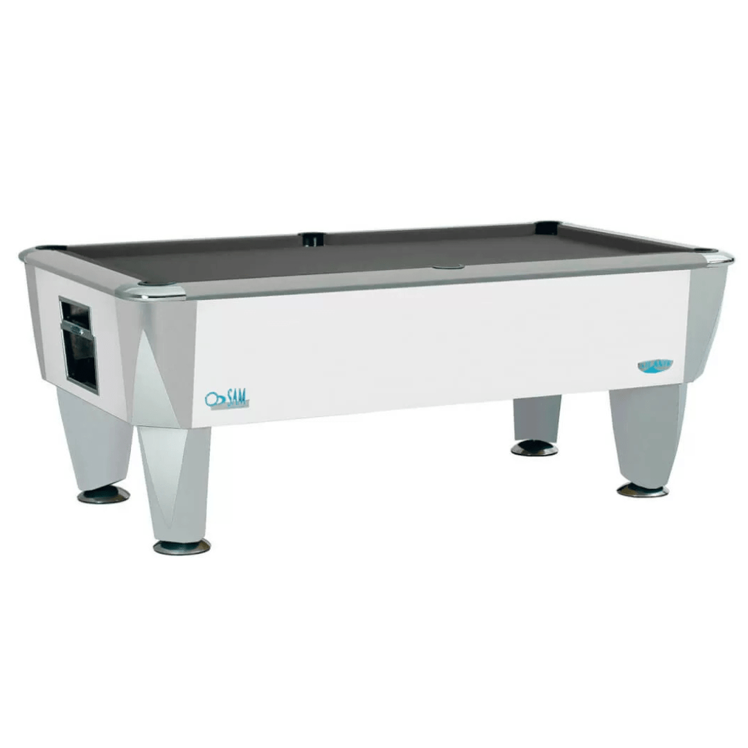 SAM Atlantic Champion Pool Table - Gloss White