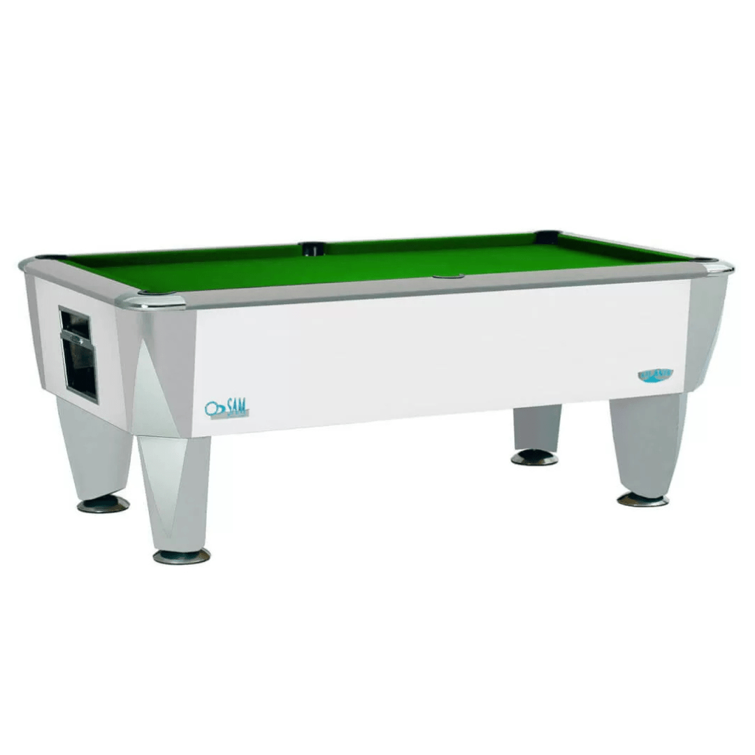 SAM Atlantic Champion Pool Table - Gloss White