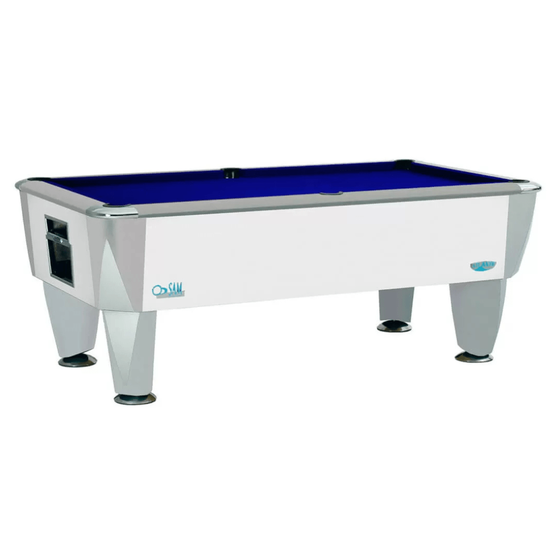 SAM Atlantic Champion Pool Table - Gloss White