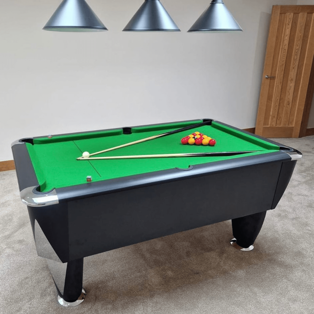 SAM Atlantic Champion Pool Table - Matt Black