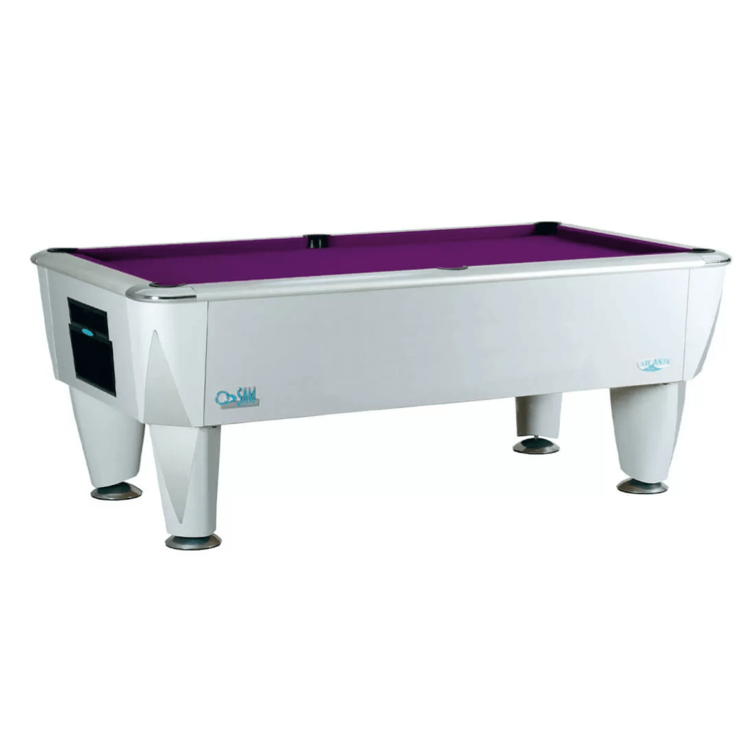 SAM Atlantic Champion Pool Table - Silver
