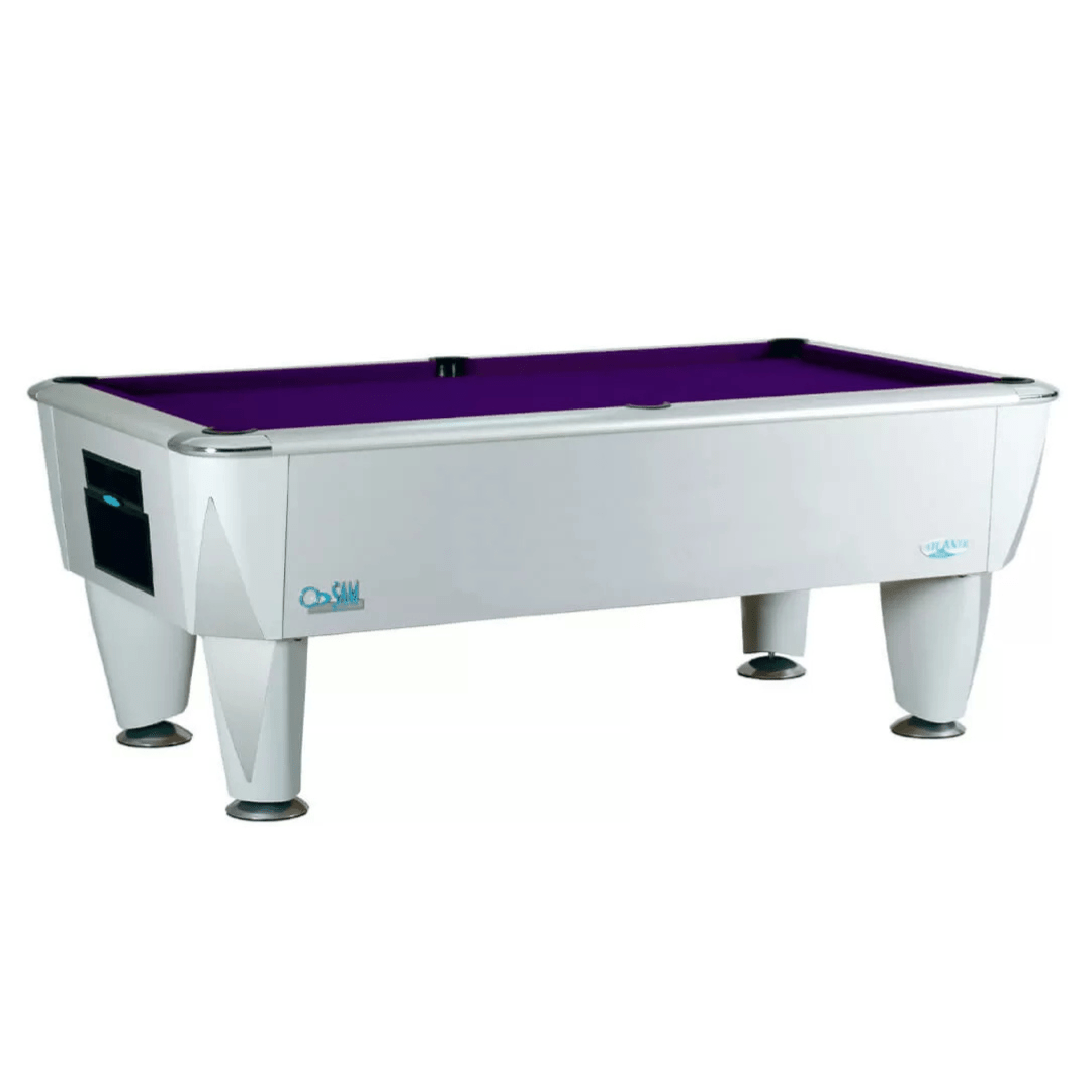 SAM Atlantic Champion Pool Table - Silver
