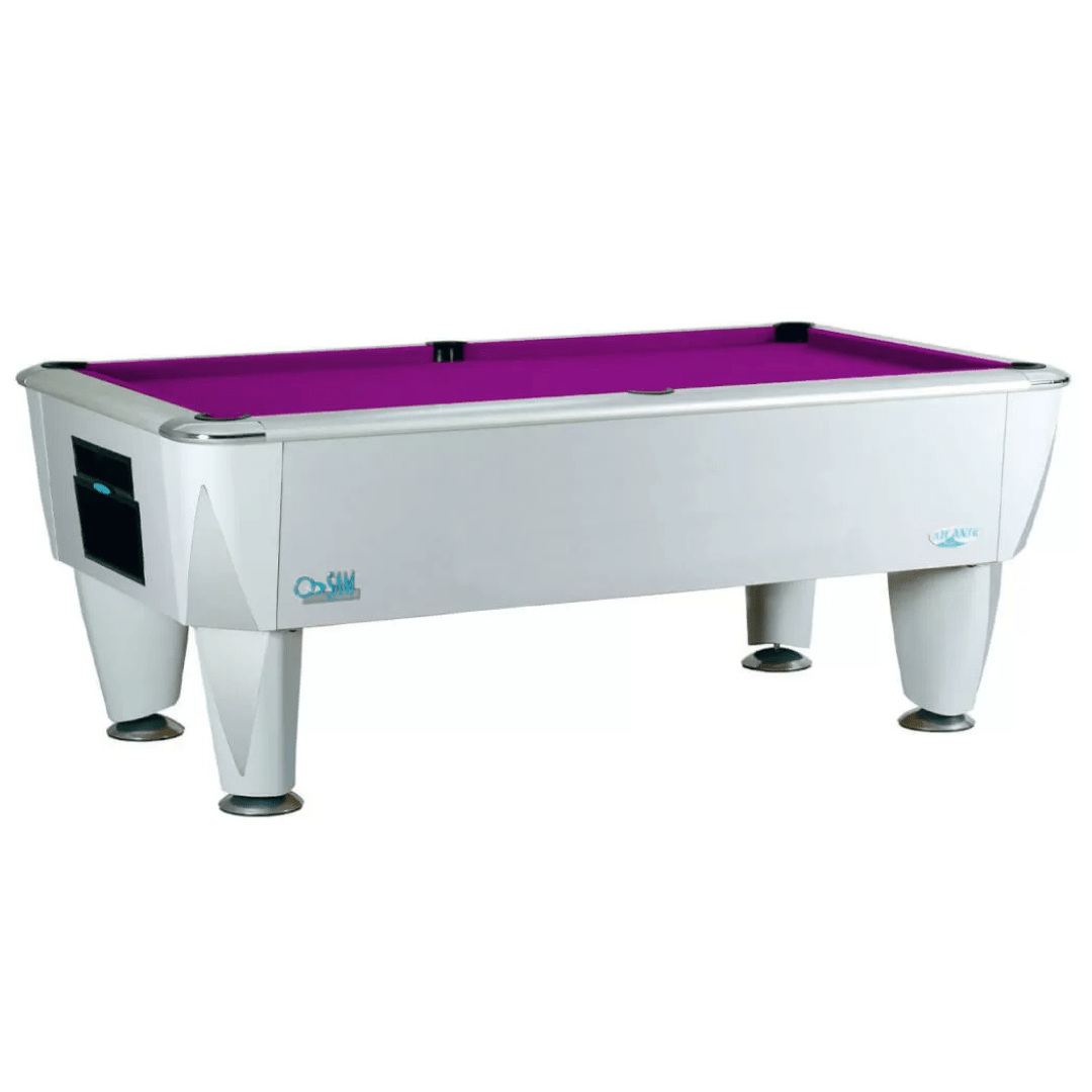 SAM Atlantic Champion Pool Table - Silver
