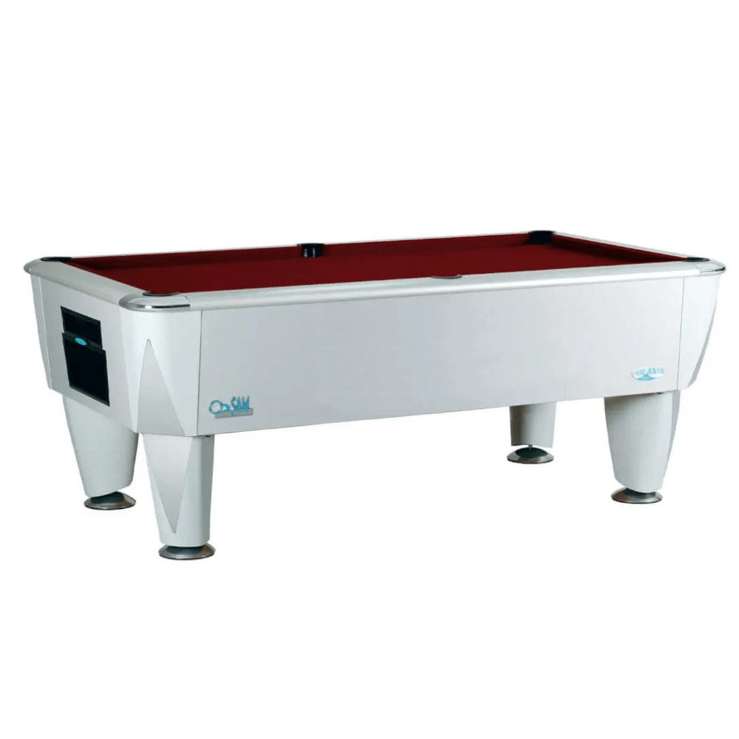 SAM Atlantic Champion Pool Table - Silver