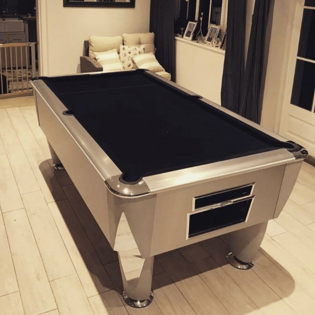 SAM Atlantic Champion Pool Table - Silver