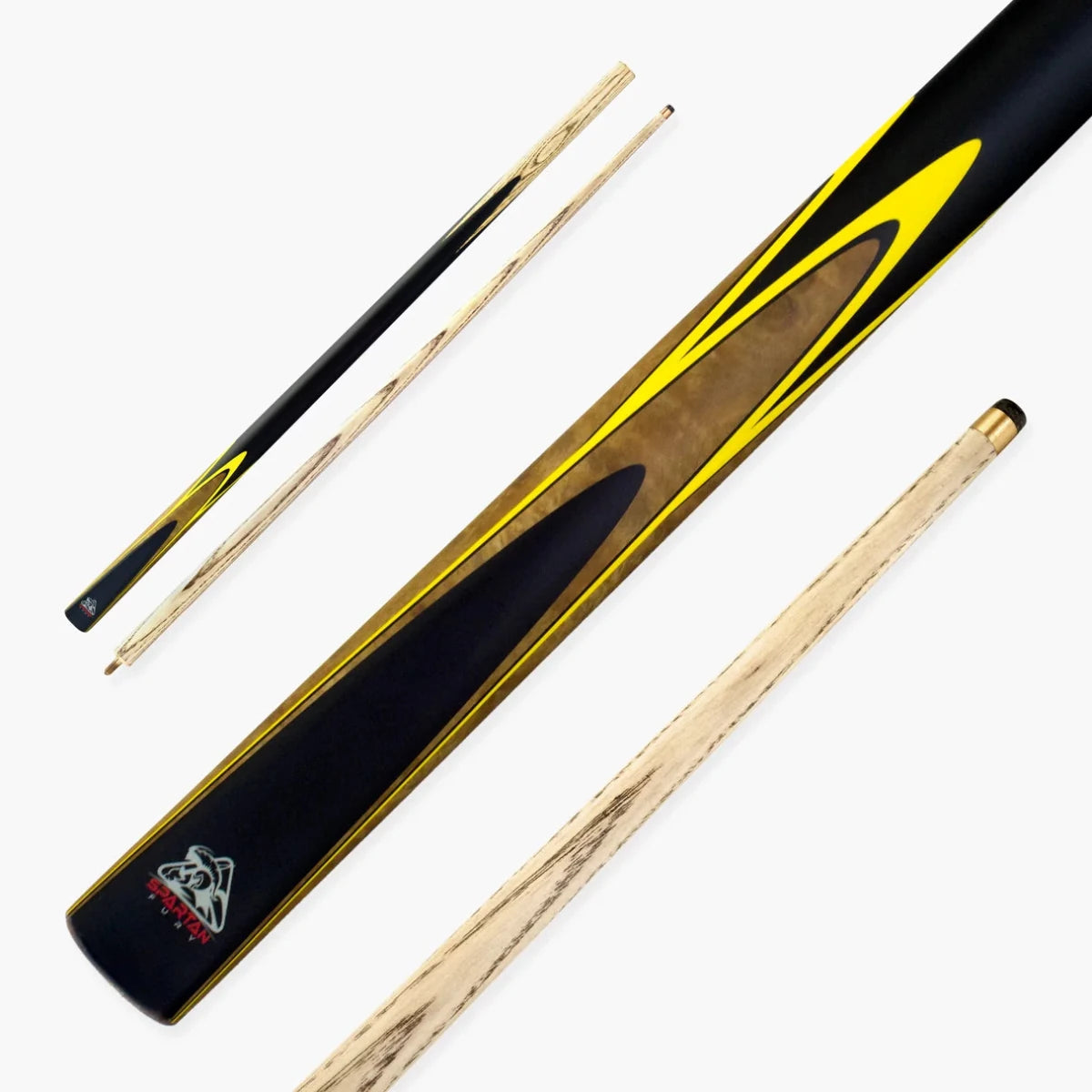 Spartan Fury CONQUEST - 2 Piece Snooker Pool Cue - 4 Colours