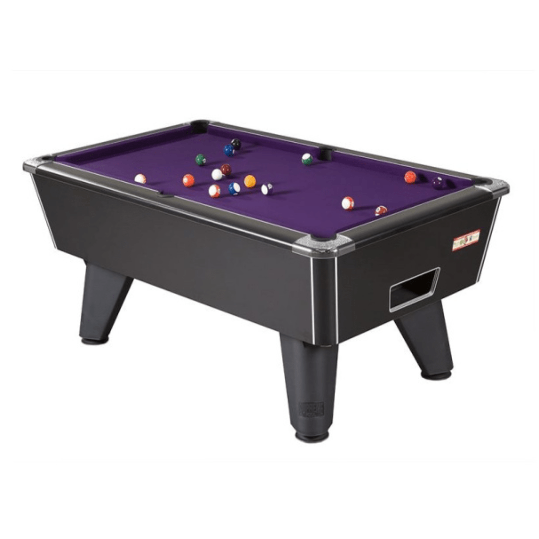 Supreme Winner Pool Table - Black Pearl - 6ft