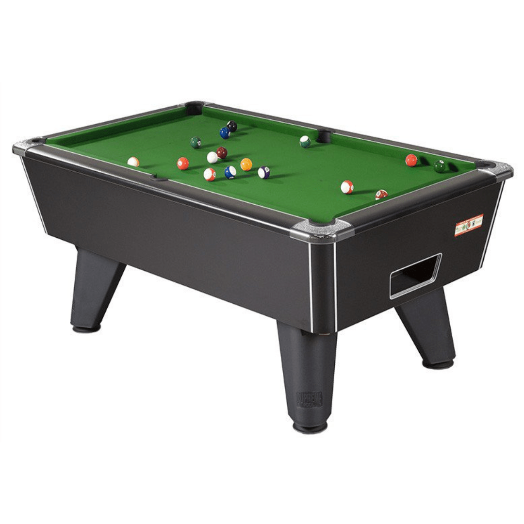 Supreme Winner Pool Table - Black Pearl - 6ft