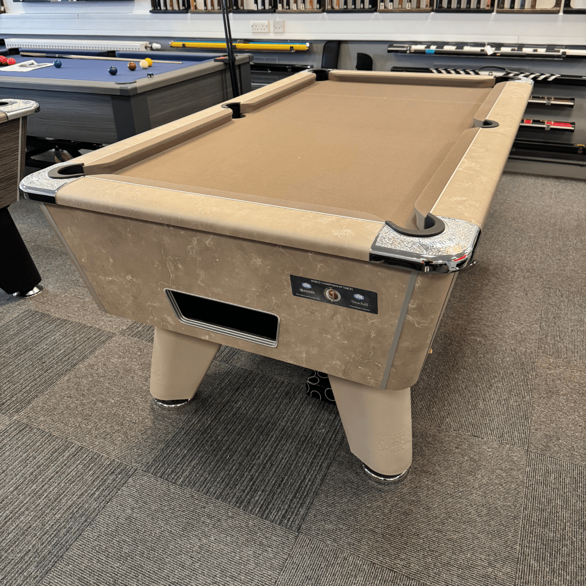 Supreme Winner Pool Table - Champagne Stone
