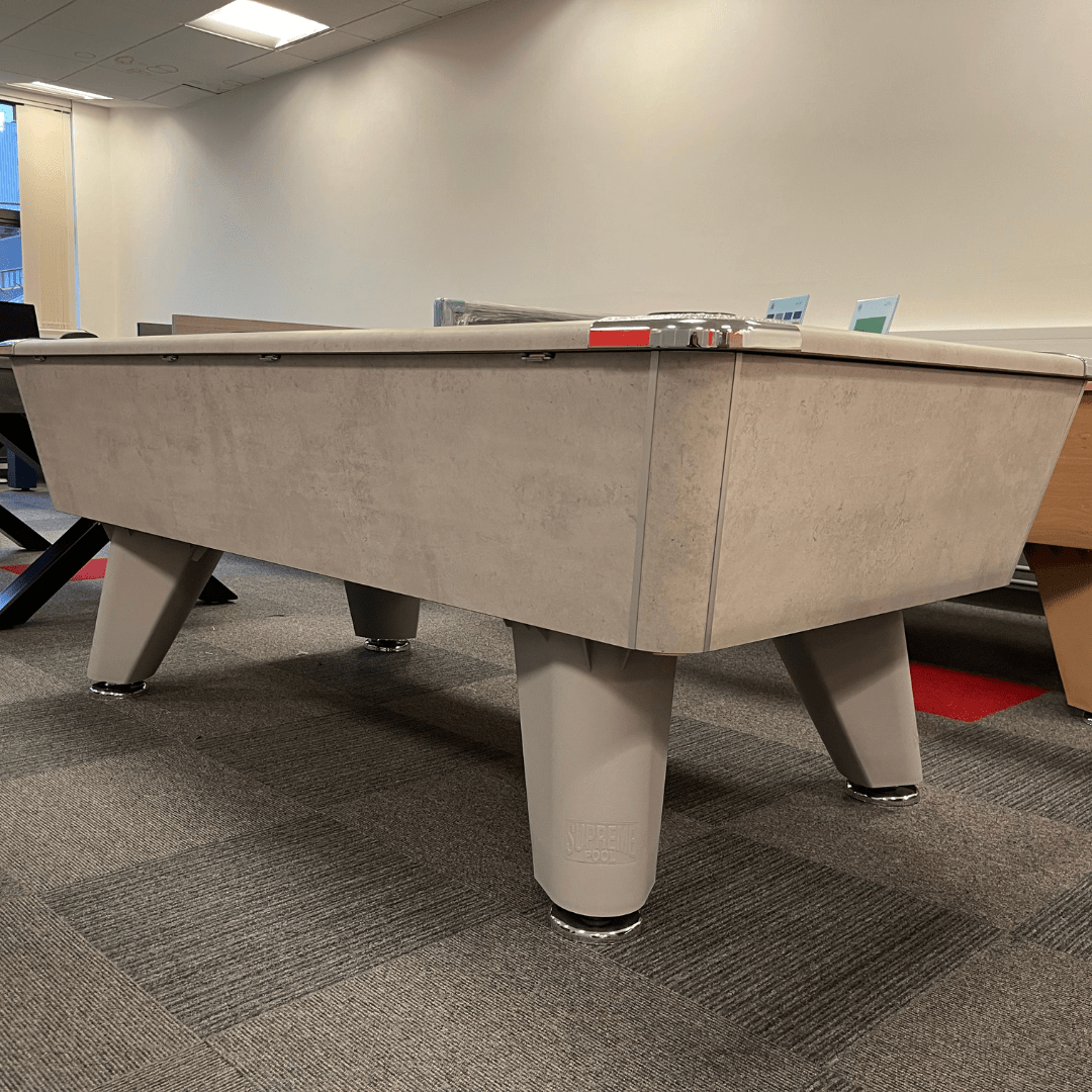 Supreme Winner Pool Table - Concrete - 7ft