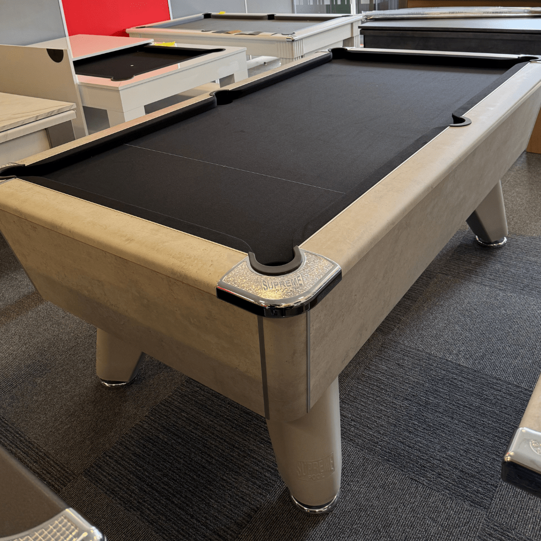 Supreme Winner Pool Table - Concrete - 7ft
