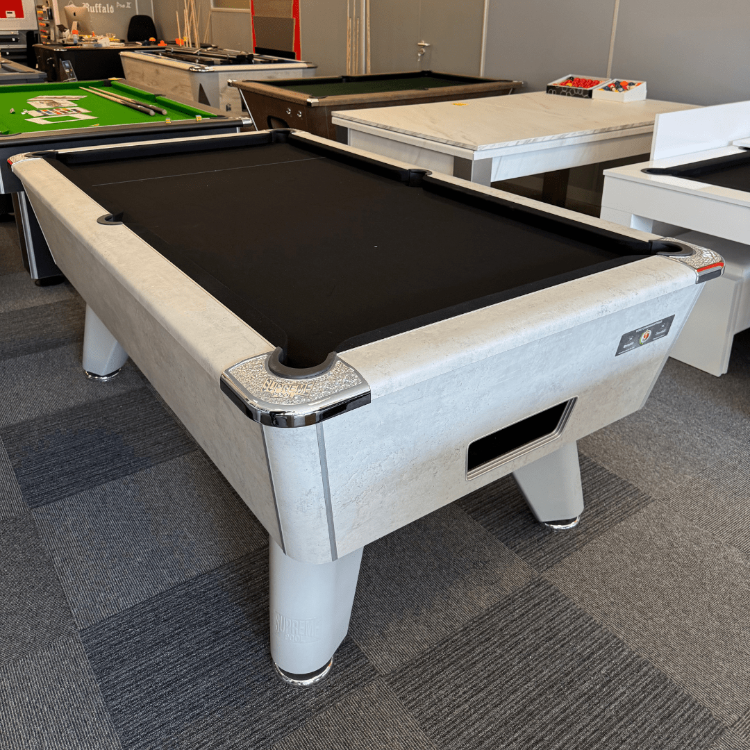 Supreme Winner Pool Table - Concrete - 7ft